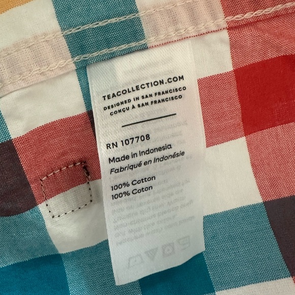 Tea Collection Button down Shirt 4T - Picture 4 of 4